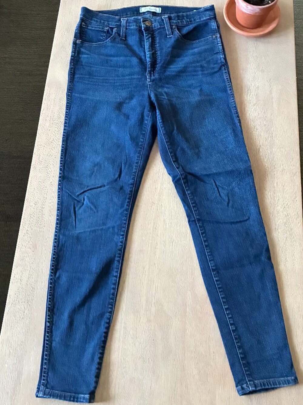 Madewell 10" High-Rise Skinny Jean Dark Wash Size 29